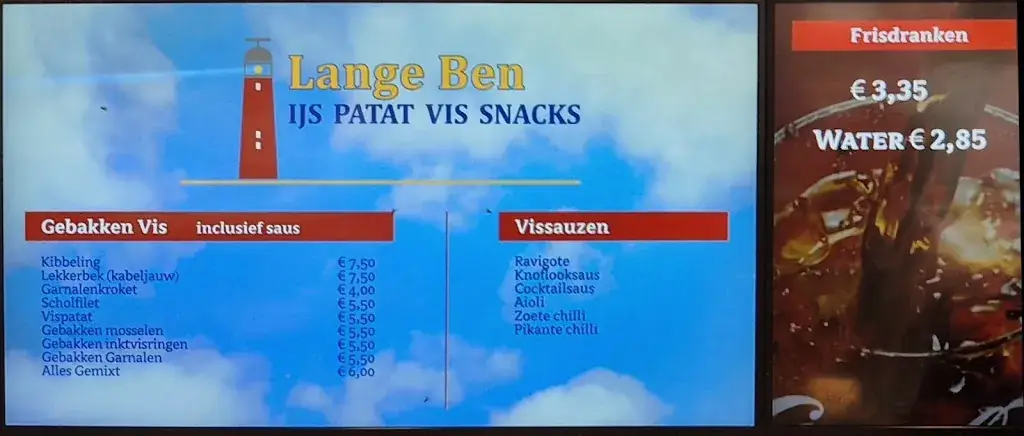 Menu_Lange Ben - IJs Patat Vis_Cocksdorp_image_2