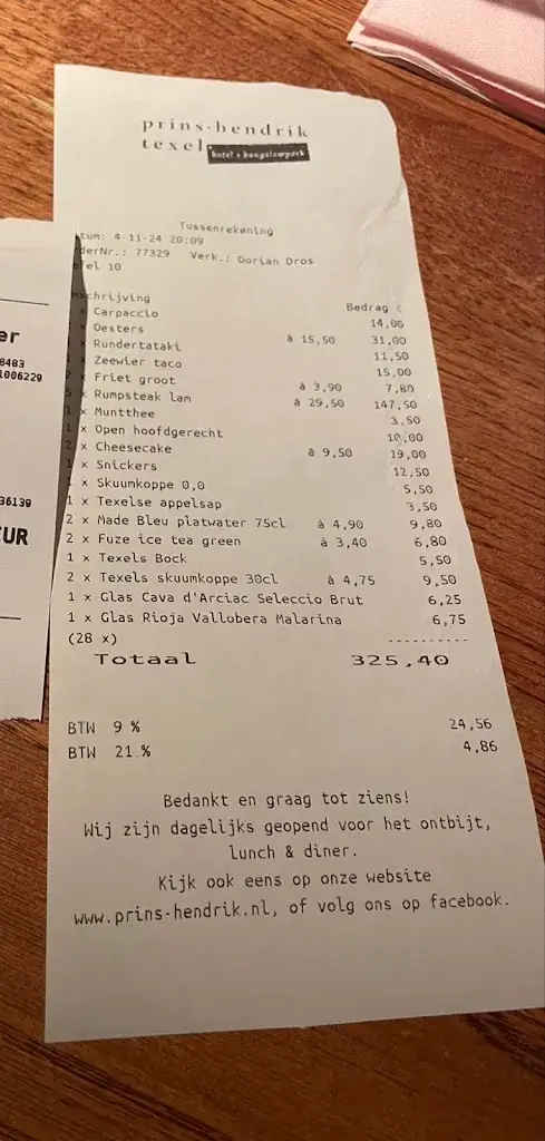 Menu_Restaurant Prins Hendrik_Oosterend_image_4