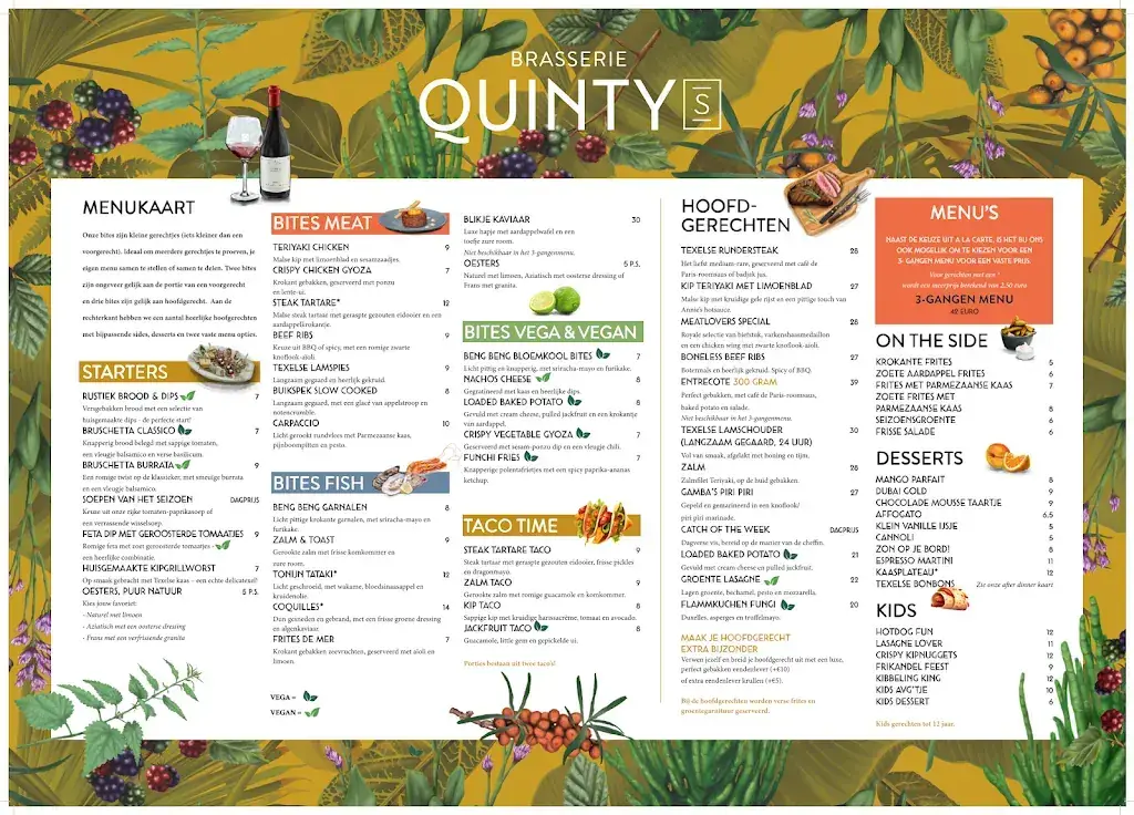 Menu_Brasserie Quinty's_Koog_image_1