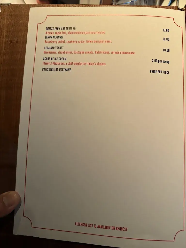 Menu_Restaurant Hulscher's_Amsterdam_image_3