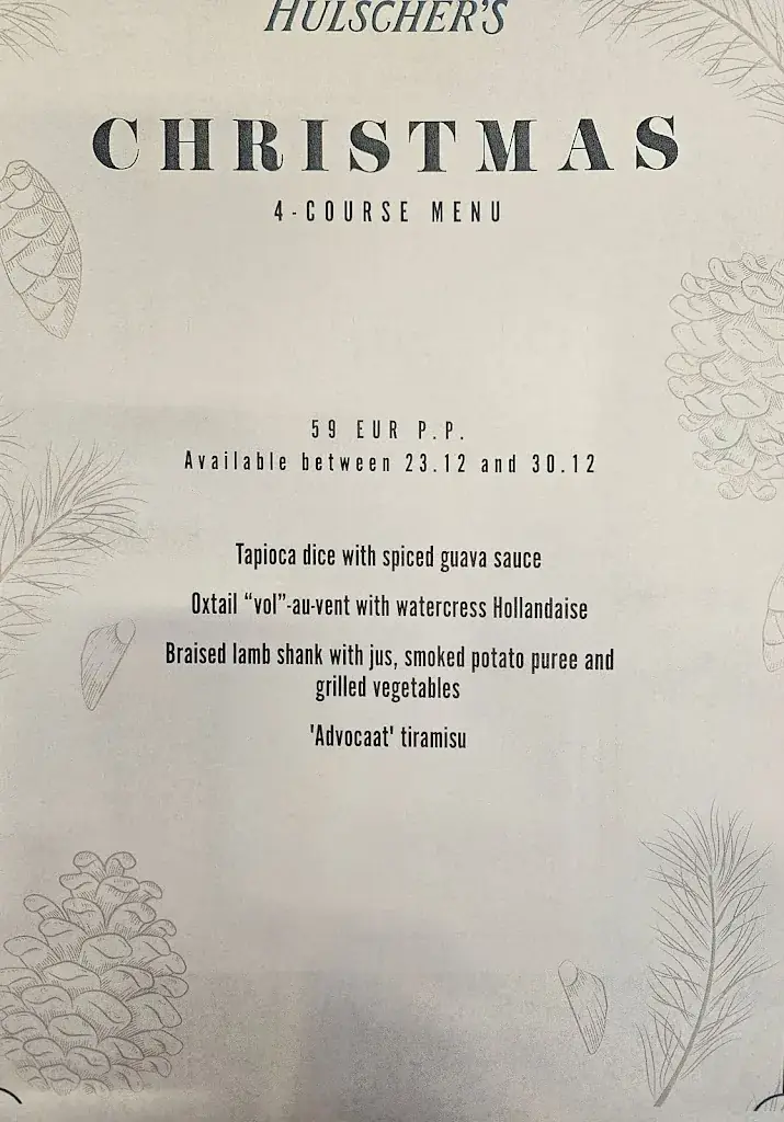 Menu_Restaurant Hulscher's_Amsterdam_image_4