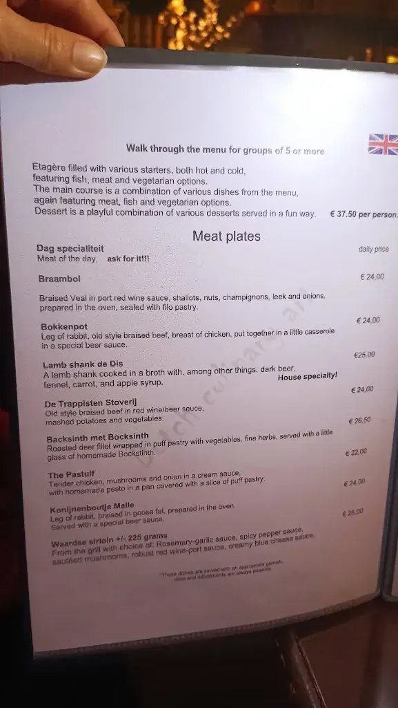 Menu_Spijshuis De Dis_Delft_imagen_4