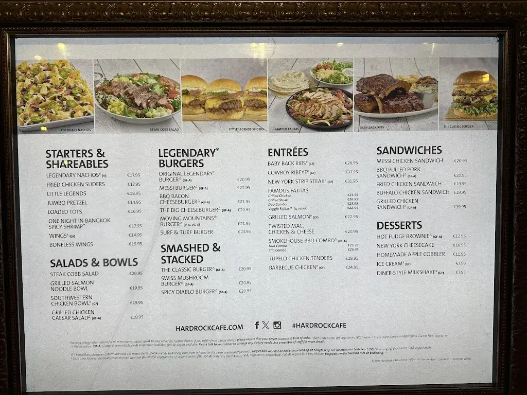 Menu_Hard Rock Cafe Amsterdam_Amsterdam_image_3