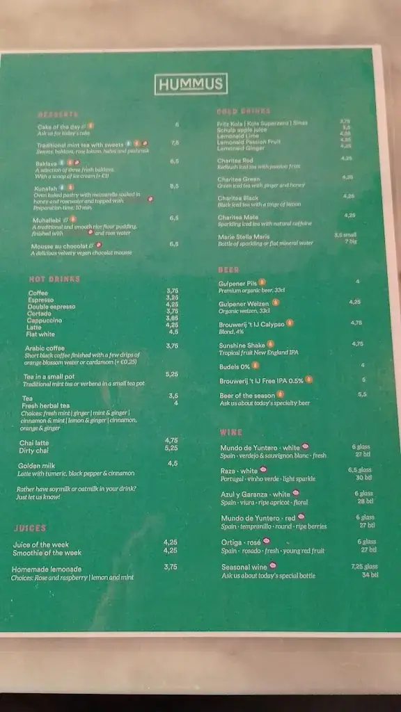 Menu_Hummus Delft_Delft_image_2