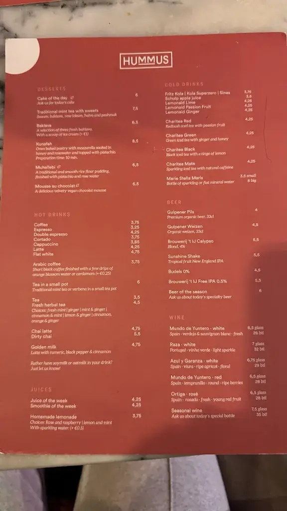 Menu_Hummus Delft_Delft_image_3