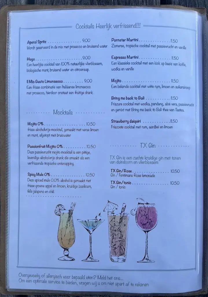 Menu_Strandpaviljoen Strandpaal 21_Koog_image_4