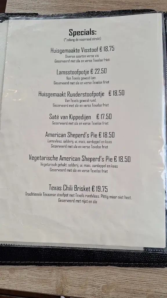 Menu_Burgers, Beers and Blues Texel_Koog_image_4