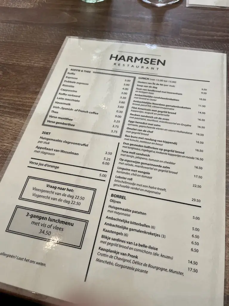 Menu_Restaurant Harmsen_Weesp_image_1