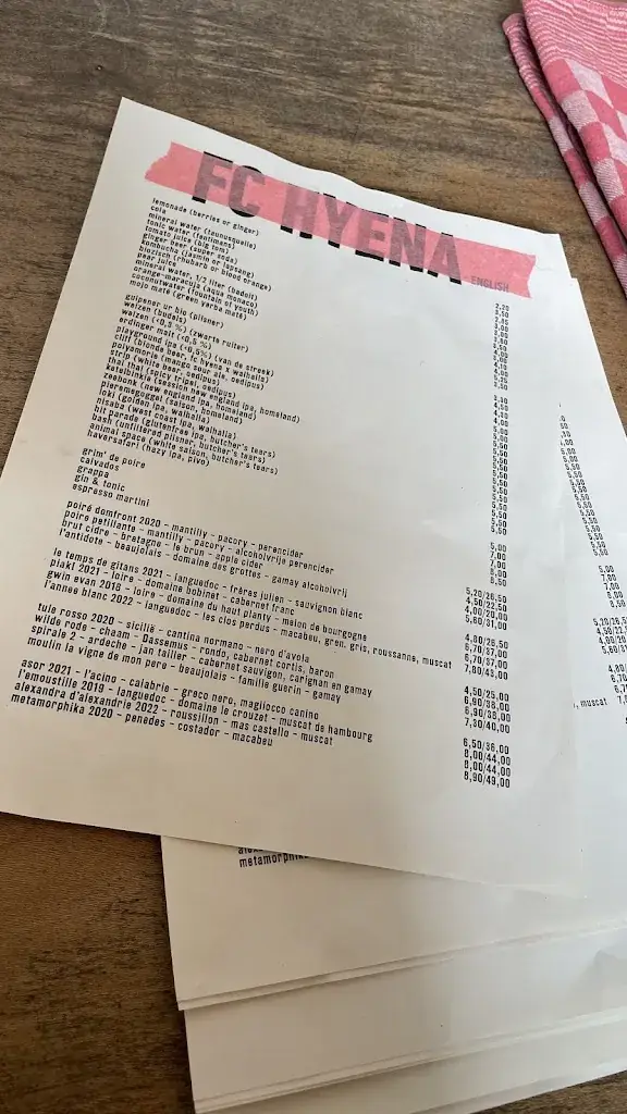 Menu_FC Hyena_Amsterdam_image_3