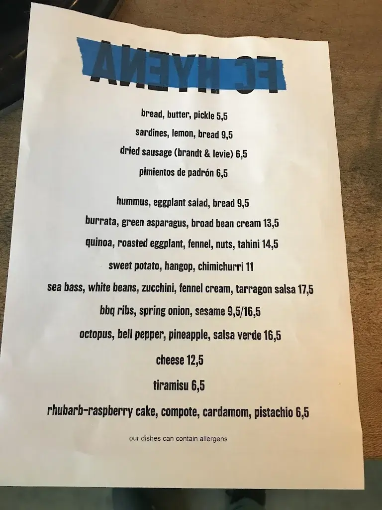 Menu_FC Hyena_Amsterdam_image_4