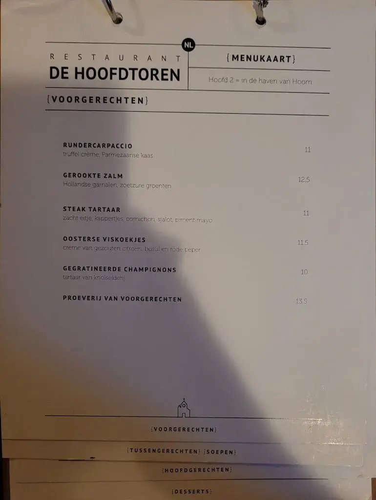 Menu_Restaurant De Hoofdtoren_Hoorn_image_3