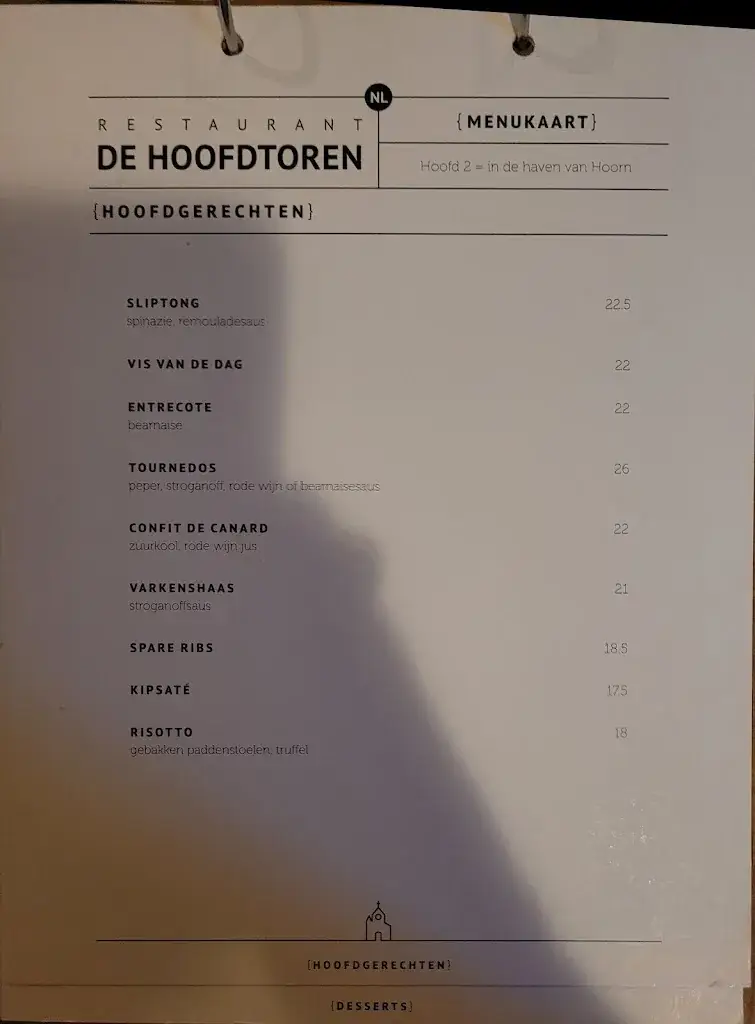 Menu_Restaurant De Hoofdtoren_Hoorn_image_4