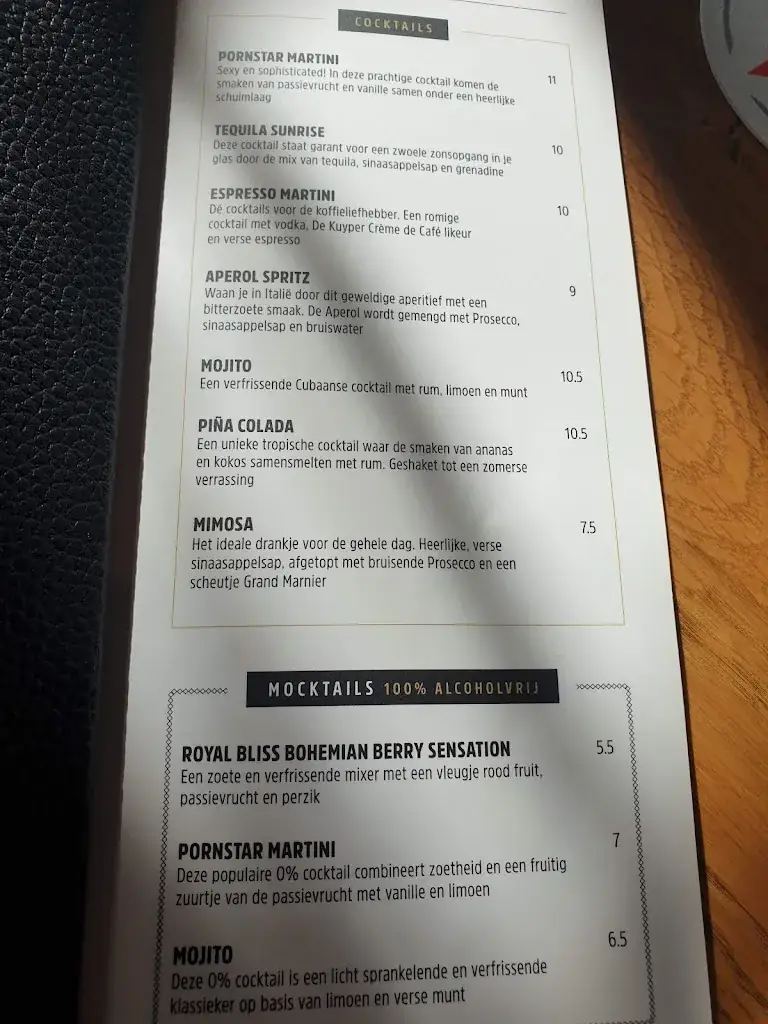 Menu_Restaurant De Beren Hoorn_Zwaag_immagine_3