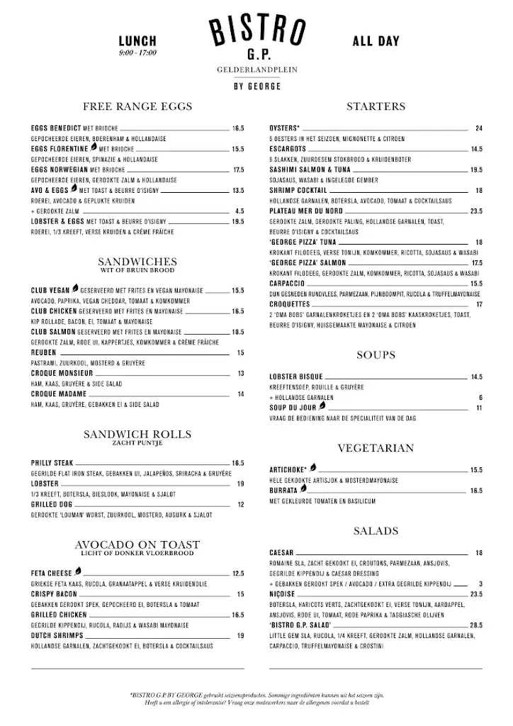 Menu_Bistro G.P. by George_Amsterdam_image_1