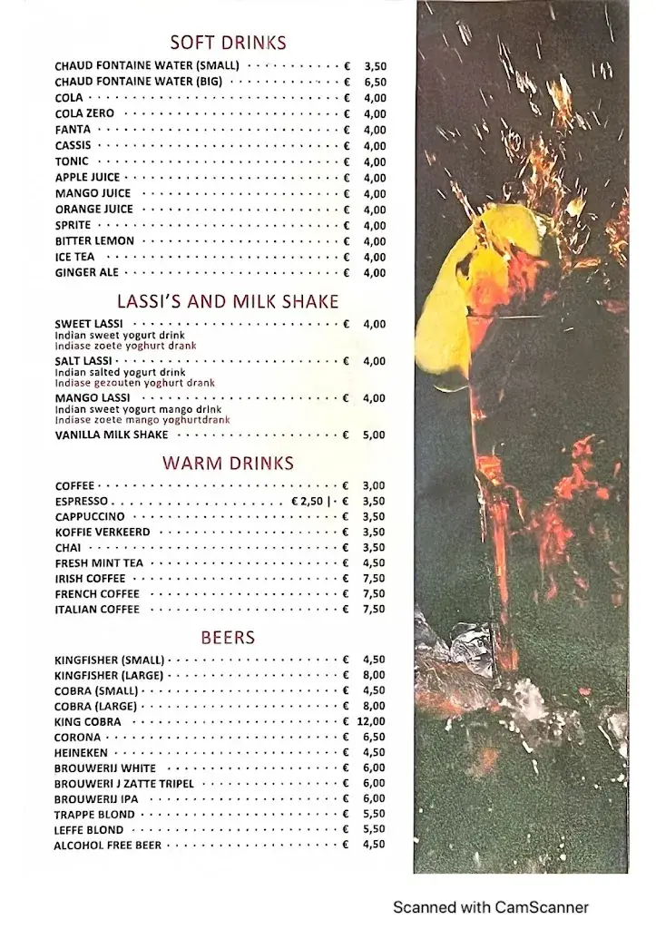 Menu_Holi Indian Restaurant_Amsterdam_image_1