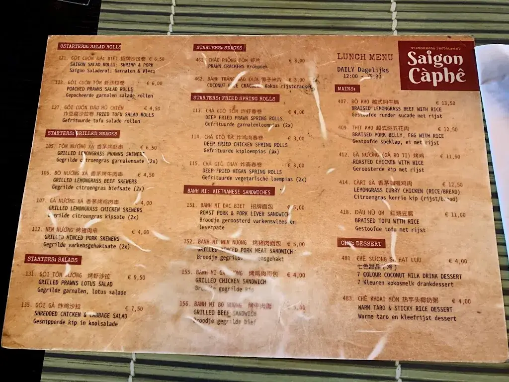 Menu_Saigon Caphé Gelderlandplein_Amsterdam_image_4
