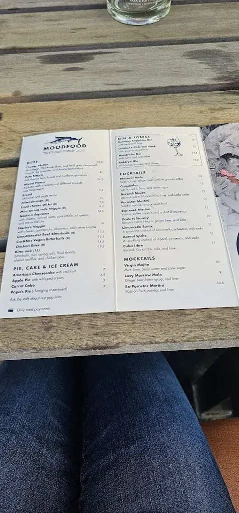 Menu_Papa's Loft House_Amsterdam_immagine_1