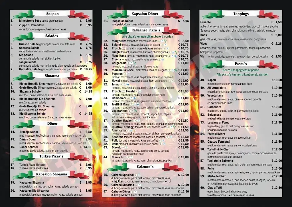 Menu_Ciao á Tutti_Amsterdam_image_1