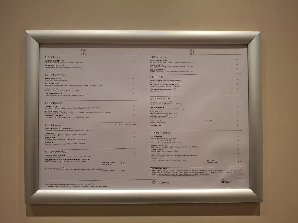 Menu_RESTAURANT URBN FOOD & DRINK_Amsterdam_image_2