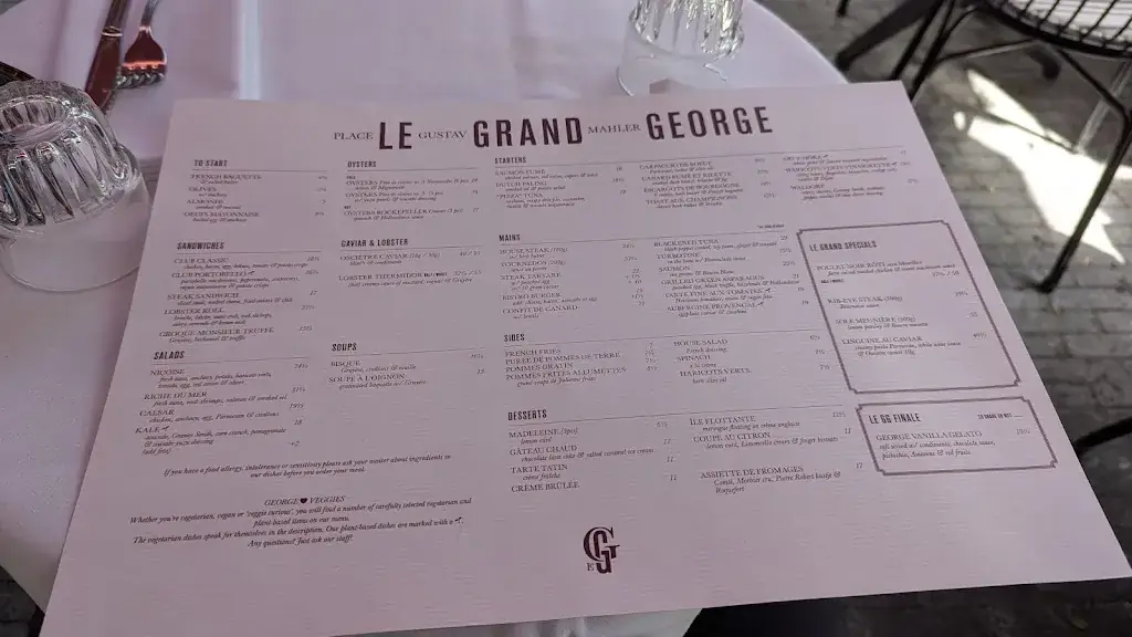 Menu_Le Grand George_Amsterdam_image_1