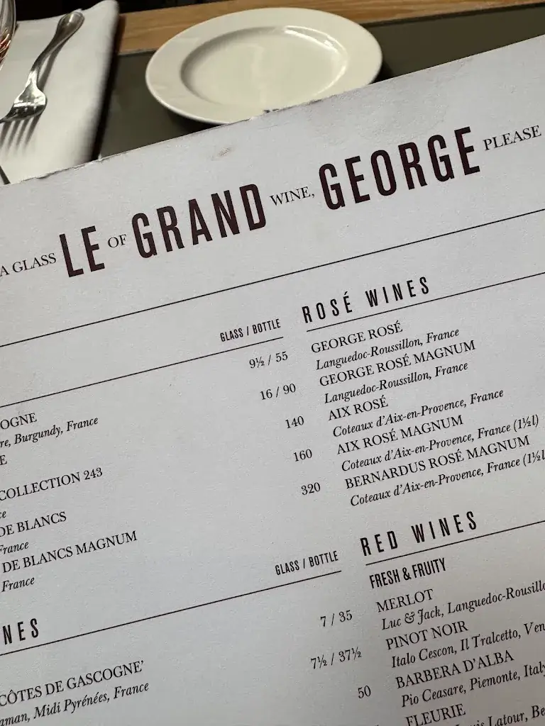 Menu_Le Grand George_Amsterdam_image_2