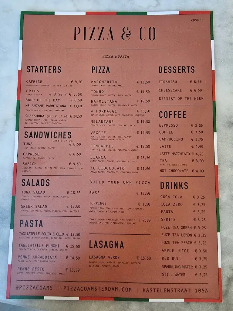 Menu_Pizza & Co_Amsterdam_image_2
