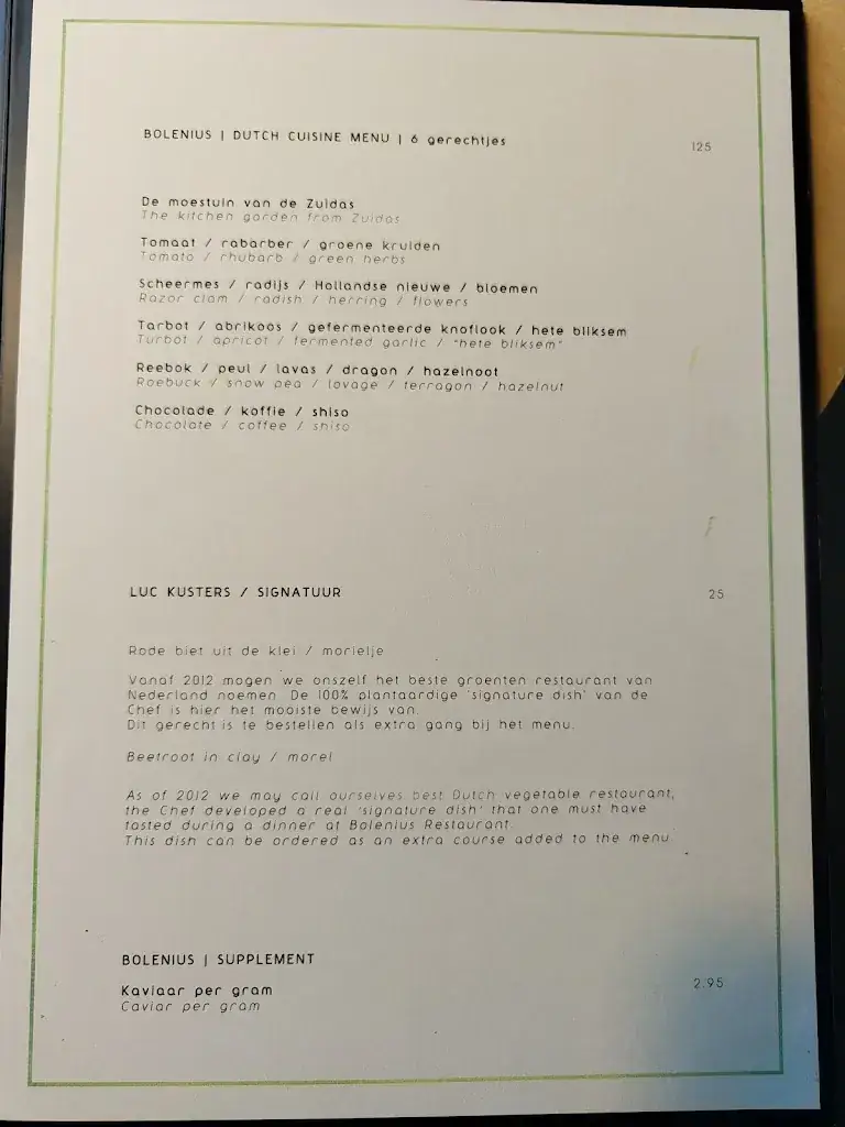 Menu_Bolenius Restaurant_Amsterdam_image_1
