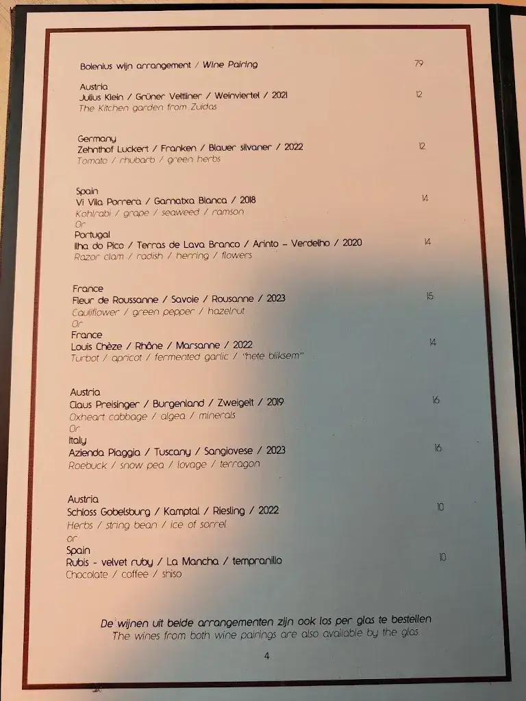Menu_Bolenius Restaurant_Amsterdam_image_3