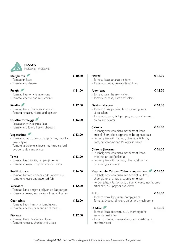 Menu_Restaurant La Galera Café de Gevangenpoort_Edam_image_2