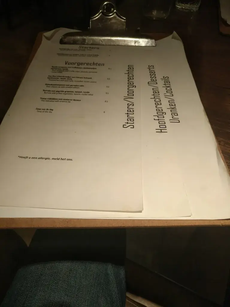 Menu_Lounge Bar Restaurant VIJF Edam_Edam_image_2