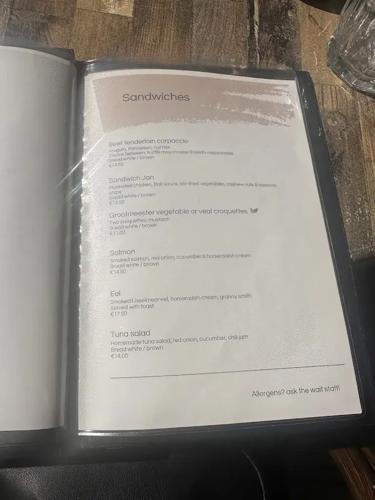 Menu_Lotje Wine & Dine_Volendam_image_1