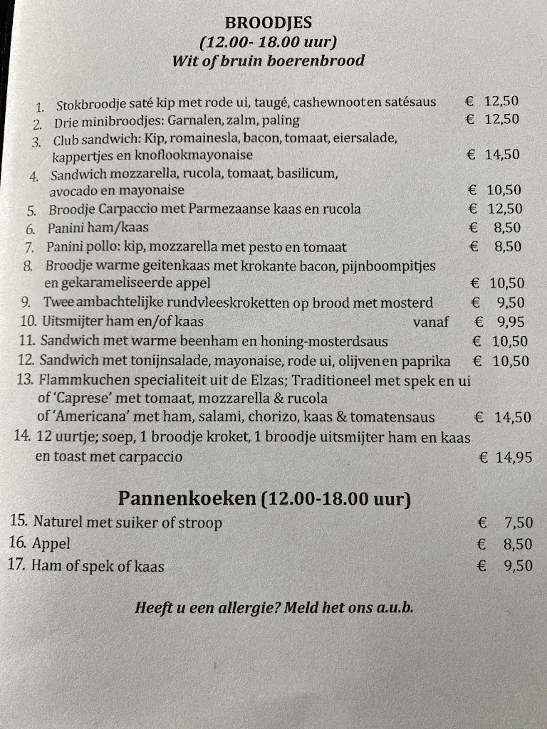 Menu_L'Auberge Damhotel EDAM_Edam_image_2