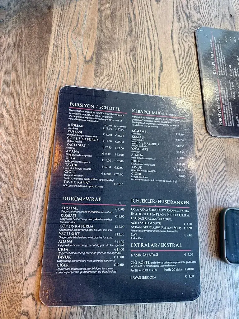 Menu_Kebapci Amsterdam_Amsterdam_image_1