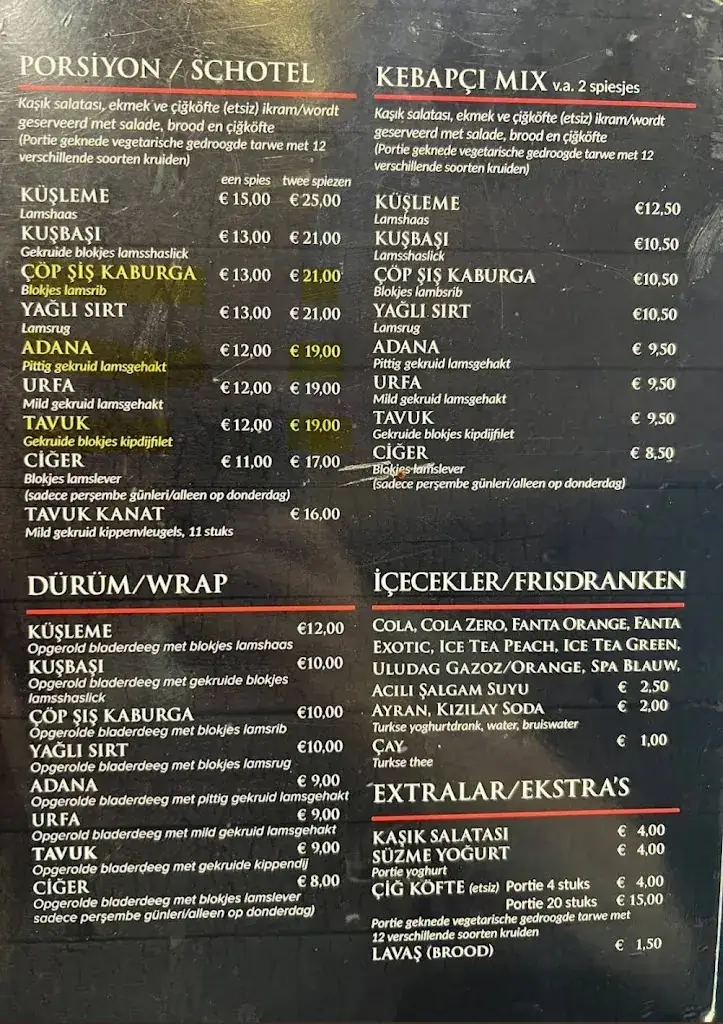 Menu_Kebapci Amsterdam_Amsterdam_image_2