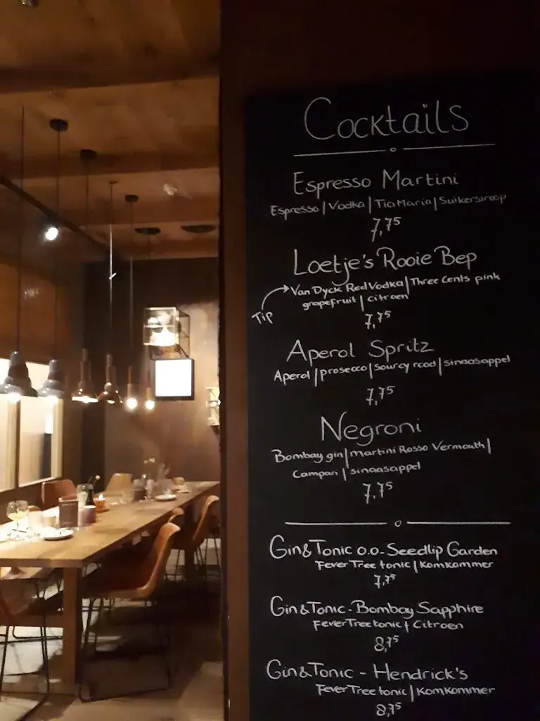 Menu_Loetje Almere Centrum_Almere_immagine_4