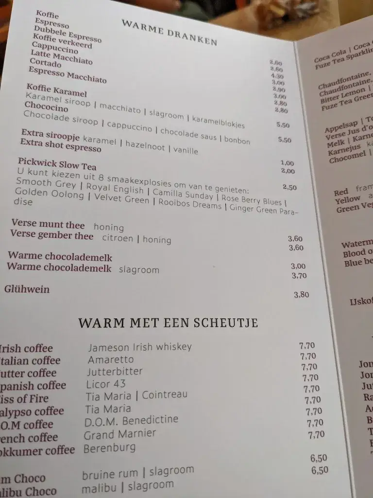 Menu_Grand Café Restaurant Het Wapen van Egmond_Zee_image_4