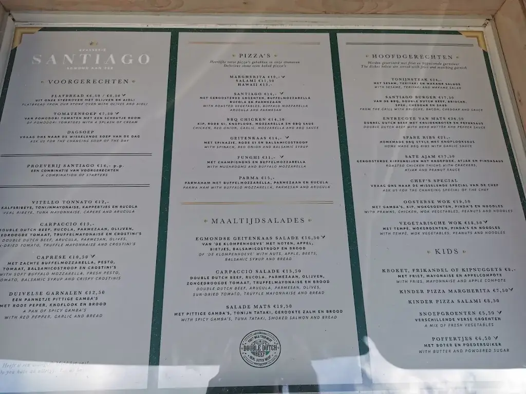 Menu_Brasserie Santiago_Zee_image_1