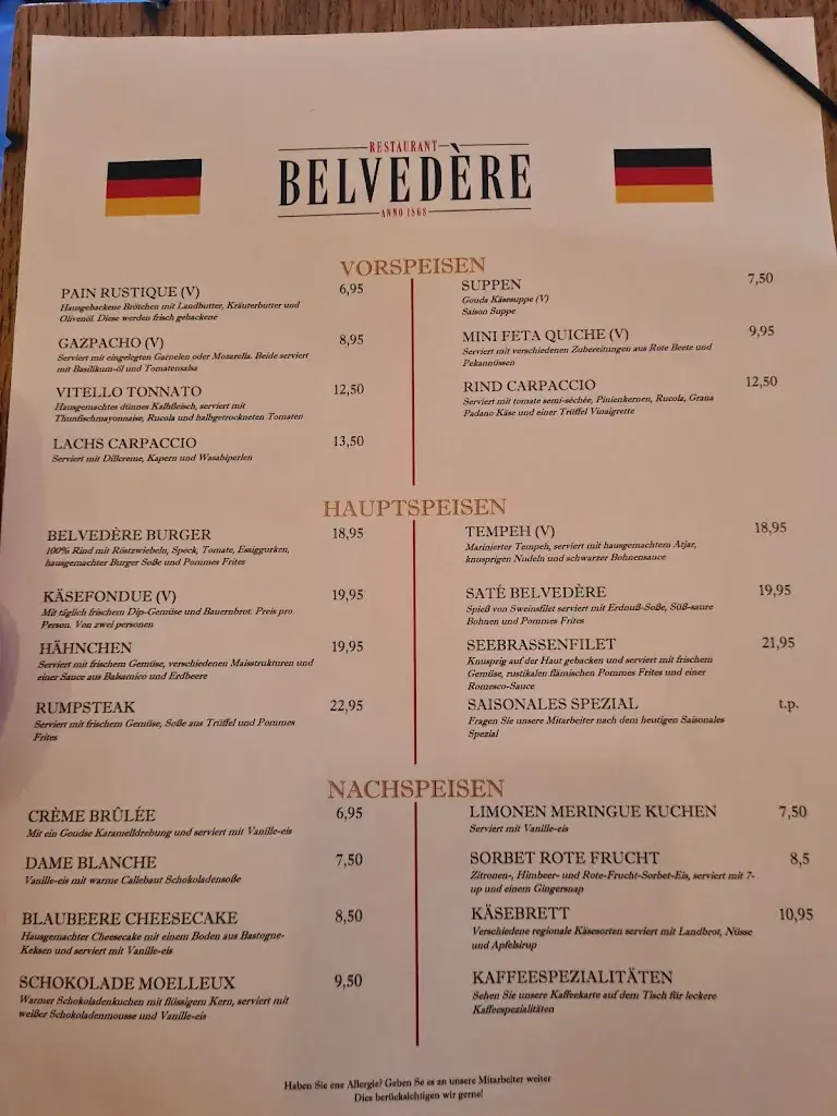 Menu_Restaurant Belvedère Gouda_Gouda_image_3