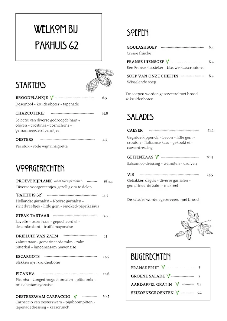 Menu_Restaurant Pakhuis 62_Enkhuizen_image_1