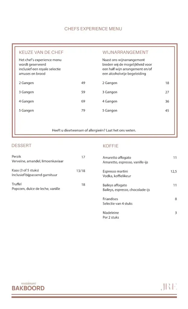 Menu_Restaurant Bakboord_Almere_image_1