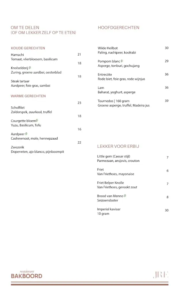 Menu_Restaurant Bakboord_Almere_image_2