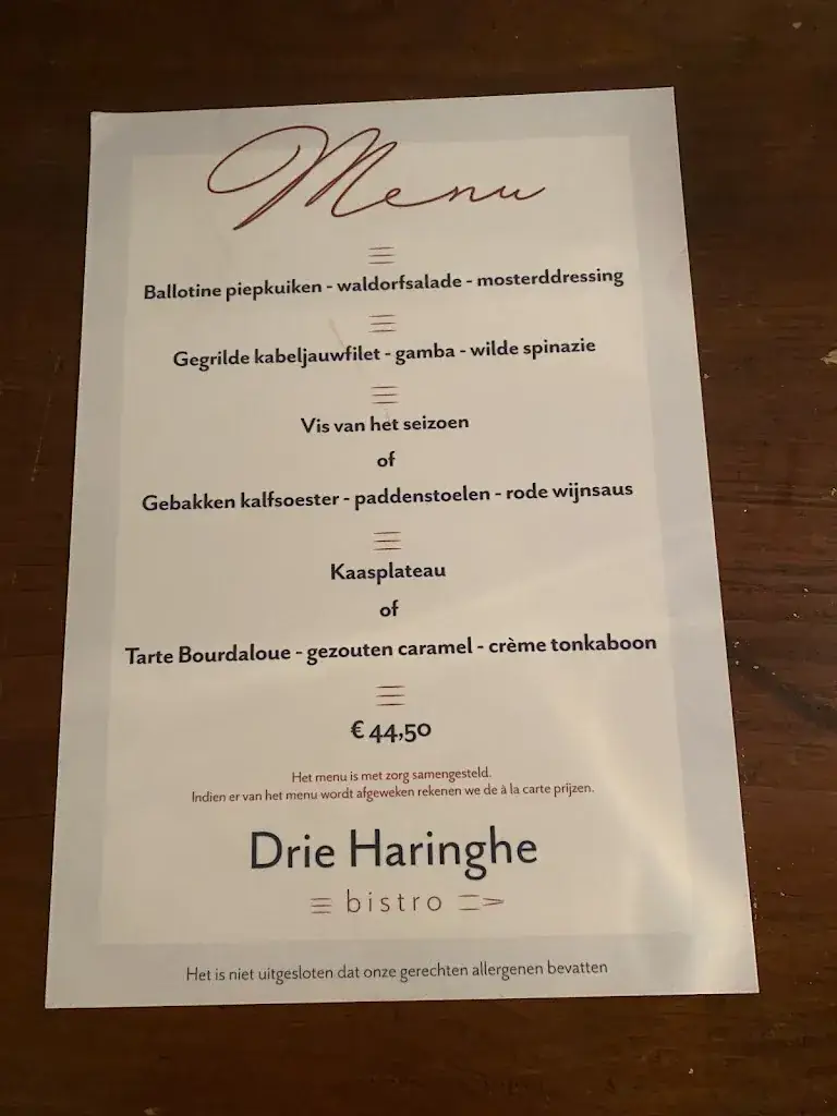 Menu_Drie Haringhe Bistro_Enkhuizen_image_1