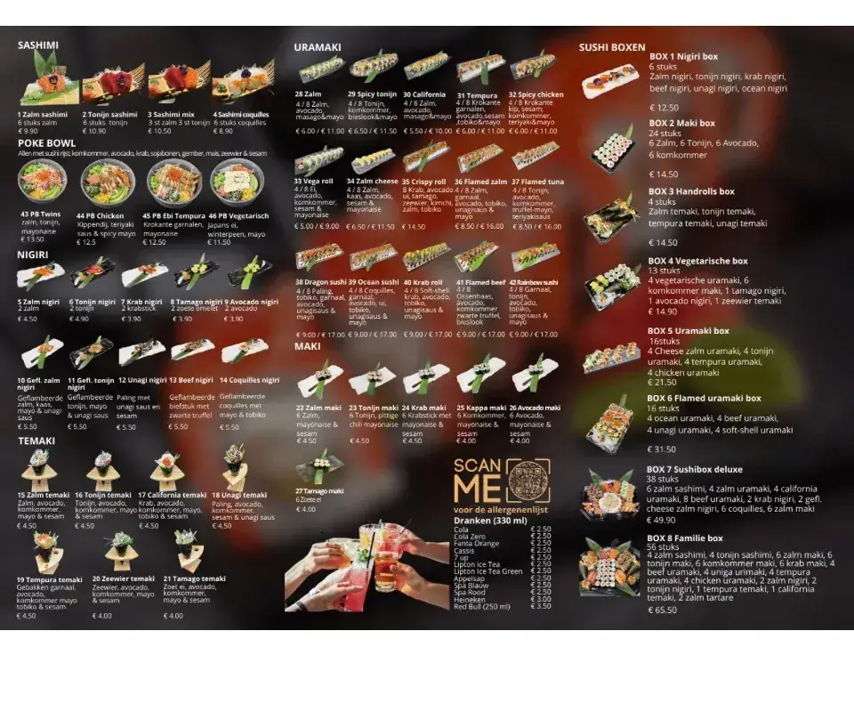 Menü_Umai Fusion_Enkhuizen_Bild_1