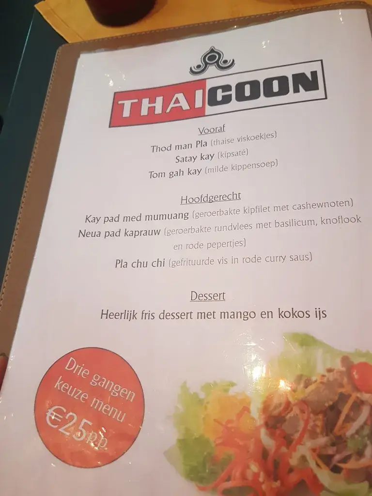 Menu_Thaicoon B.V._Almere_image_2