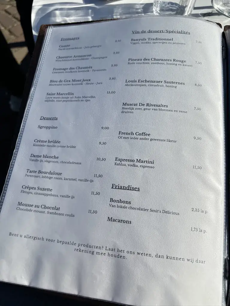 Menu_Brasserie Bon_Naarden_image_1