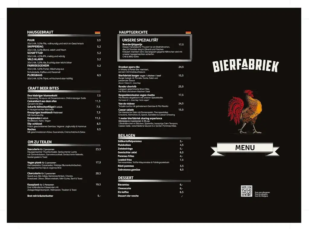Menu_Bierfabriek Almere_Almere_image_1