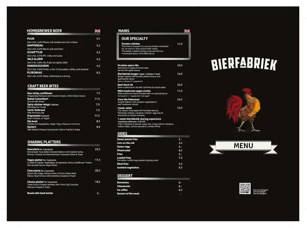 Menu_Bierfabriek Almere_Almere_image_3