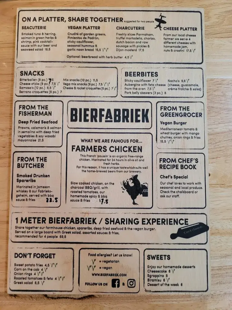 Menu_Bierfabriek Almere_Almere_image_4