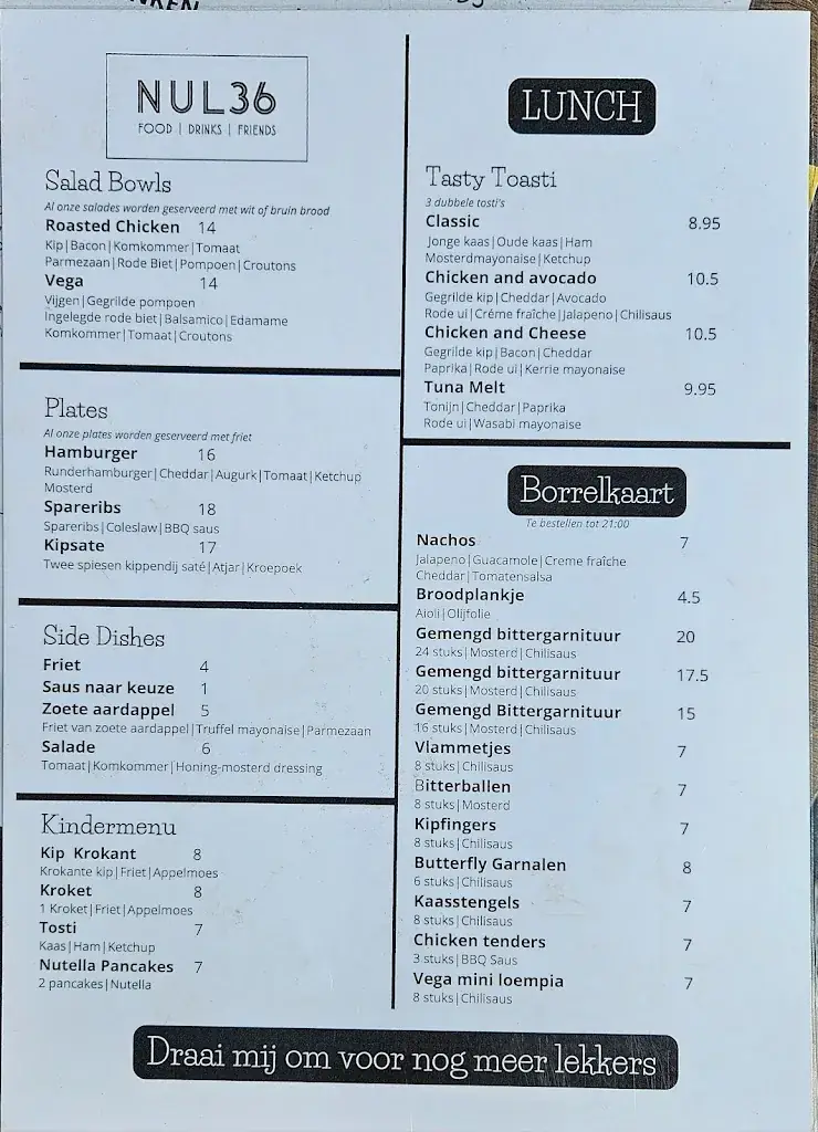 Menu_NUL36: Food | Drinks | Friends_Almere_image_1