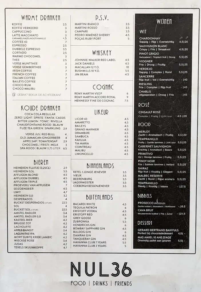 Menu_NUL36: Food | Drinks | Friends_Almere_image_4